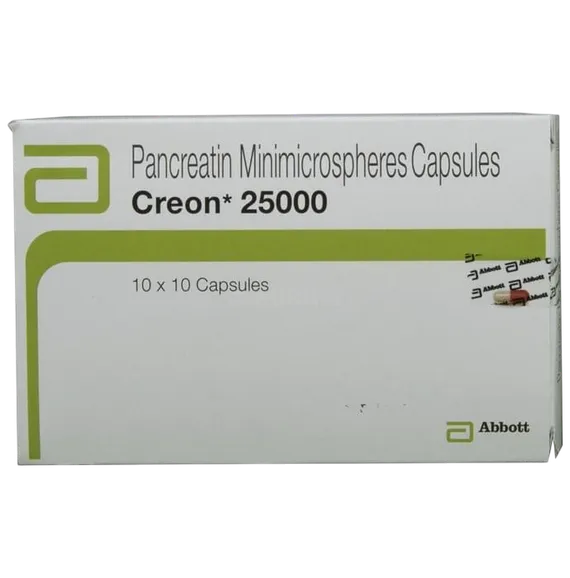 creon 25000 capsule 10's